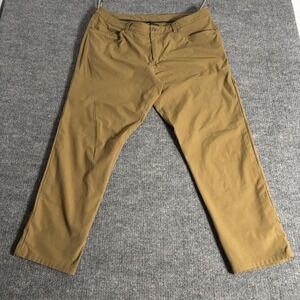 Lululemon Pants Mens 38 Tan Stretch Casual Chino Golf Hiking Lightweight